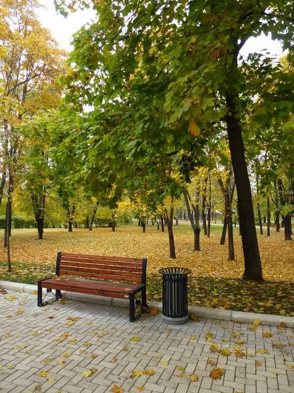 Осенняя скамейка - Ihva 
