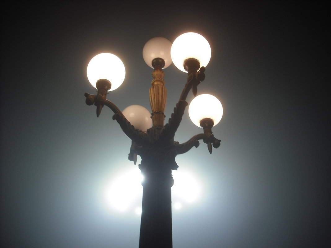 Фонари в вечернем тумане - Денис Бугров 