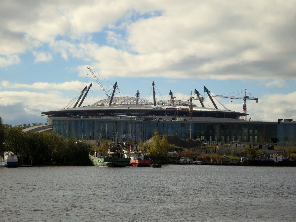 Строительство стадиона. - Валентина Жукова