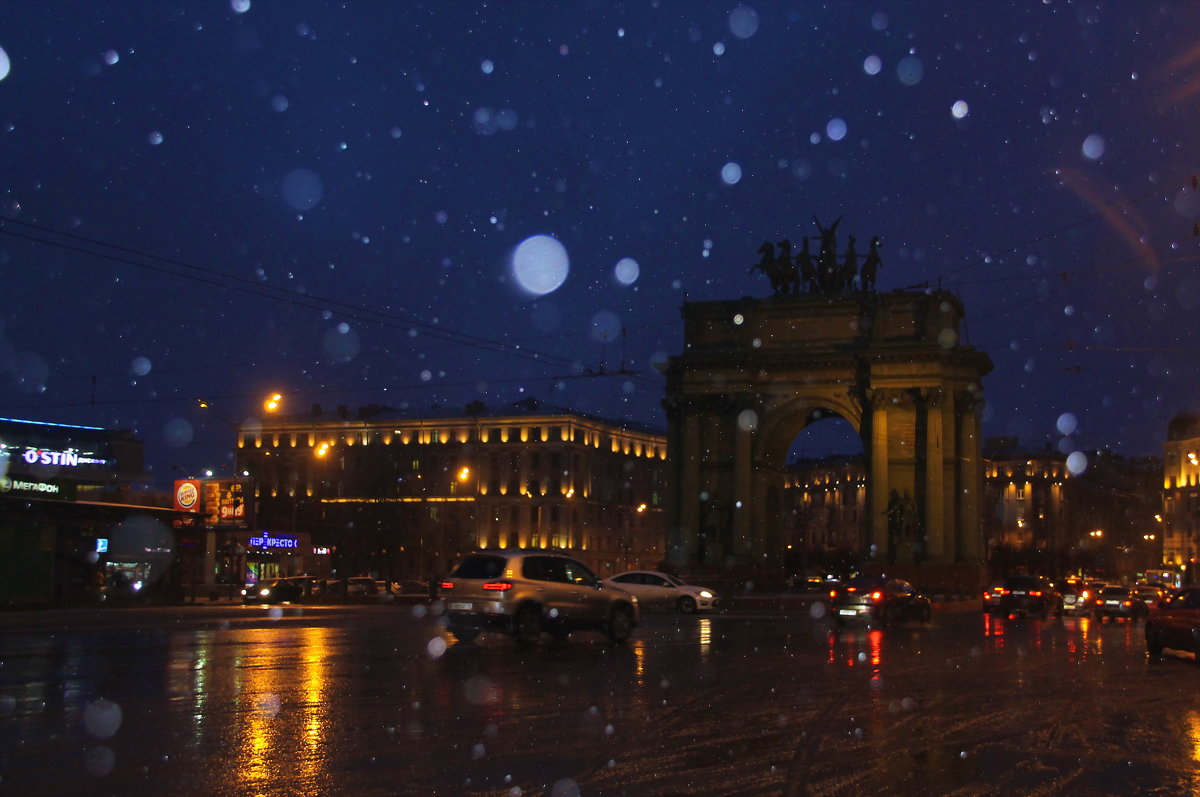 Снегопад в Петербурге.... - Tatiana Markova