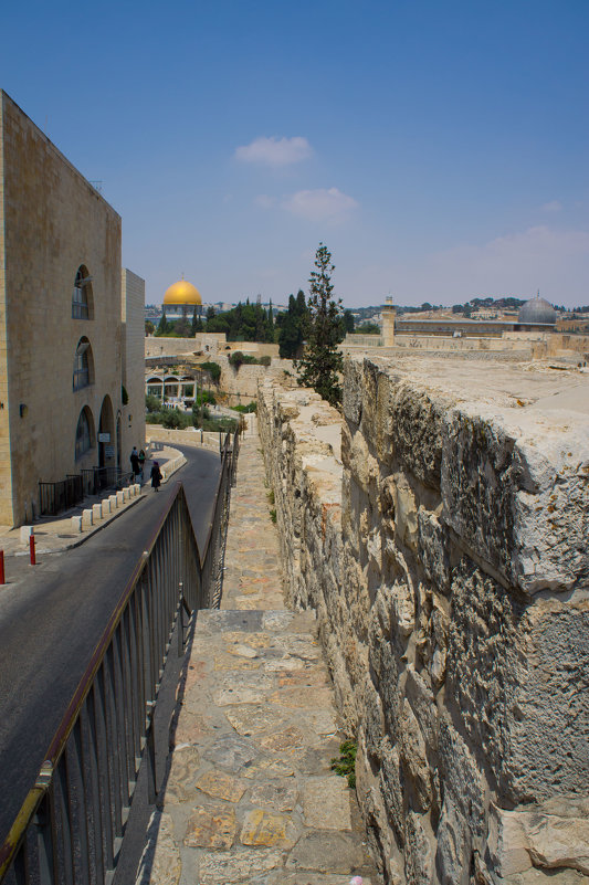 Иерусалим, Старый Город, вид со стены на Золотой купол - Игорь Герман