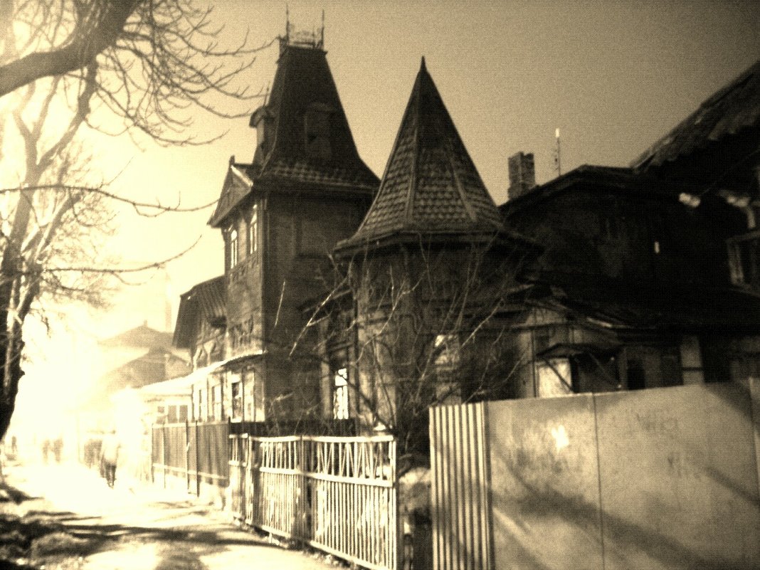 Дом-замок из дерева в Чернигове - Денис Бугров 