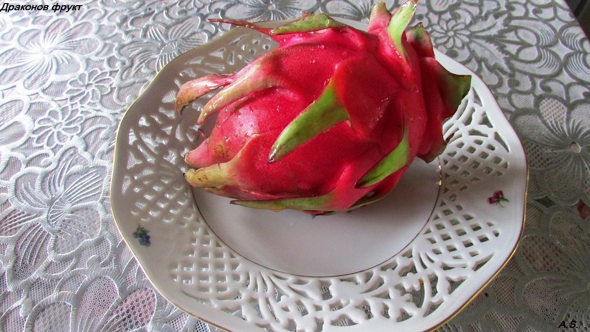 Драконов фрукт ( из кактусовых плодов) - Anna Sokolovsky