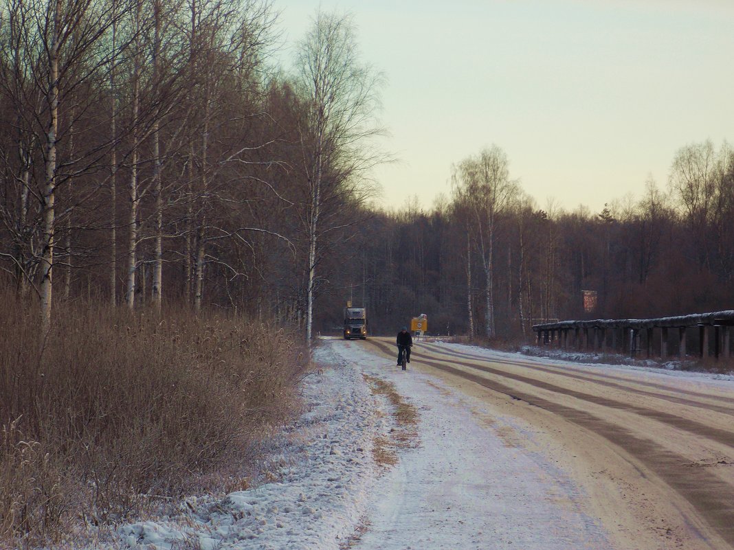 На зимней дороге - Фотогруппа Весна