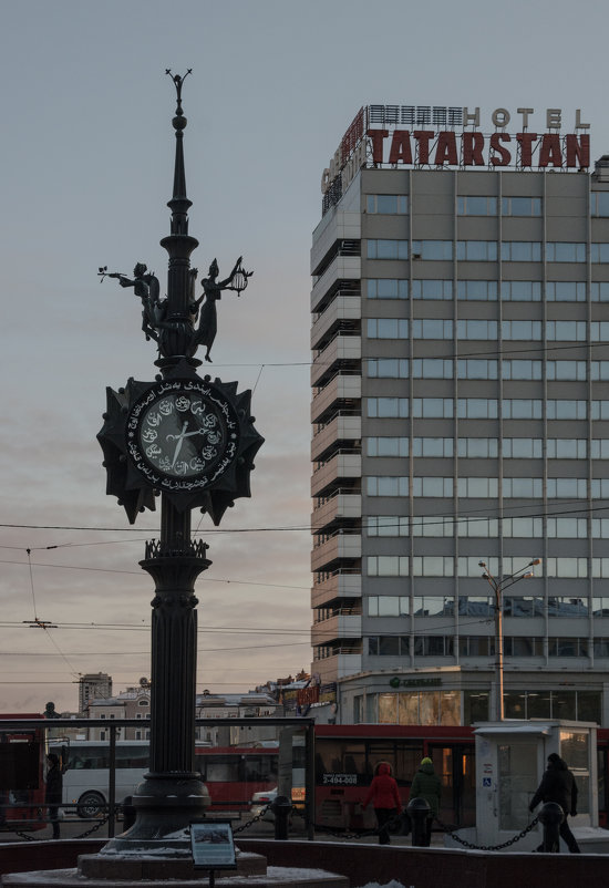 Вид на часы на ул. Баумана г Казань - Kasatkin Vladislav