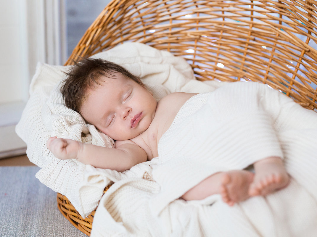 Спящий малыш - Первая Детская Фотостудия "Арбат"