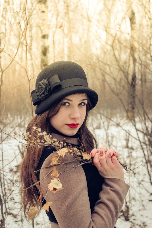 дама в шляпе - Анастасия Бадина