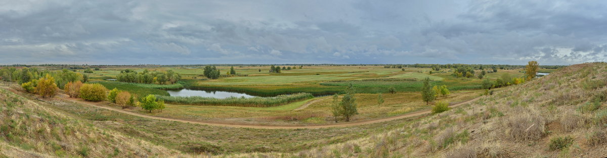 Панорама поймы реки - Сергей Сёмин