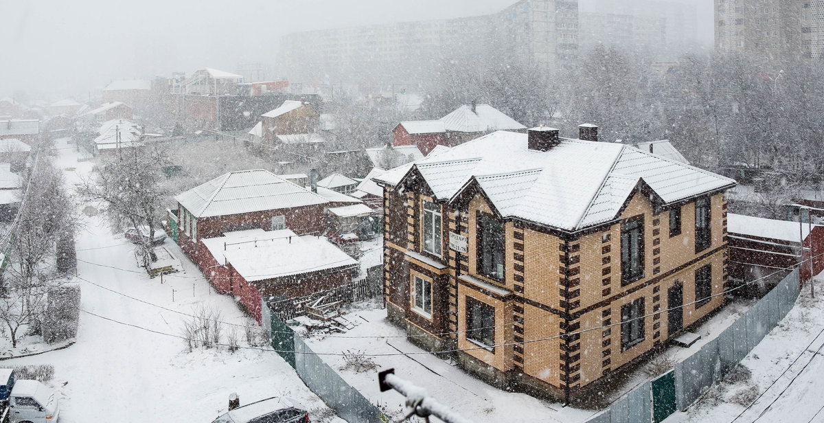 В Ростове снова снег идет... - Александр Гапоненко