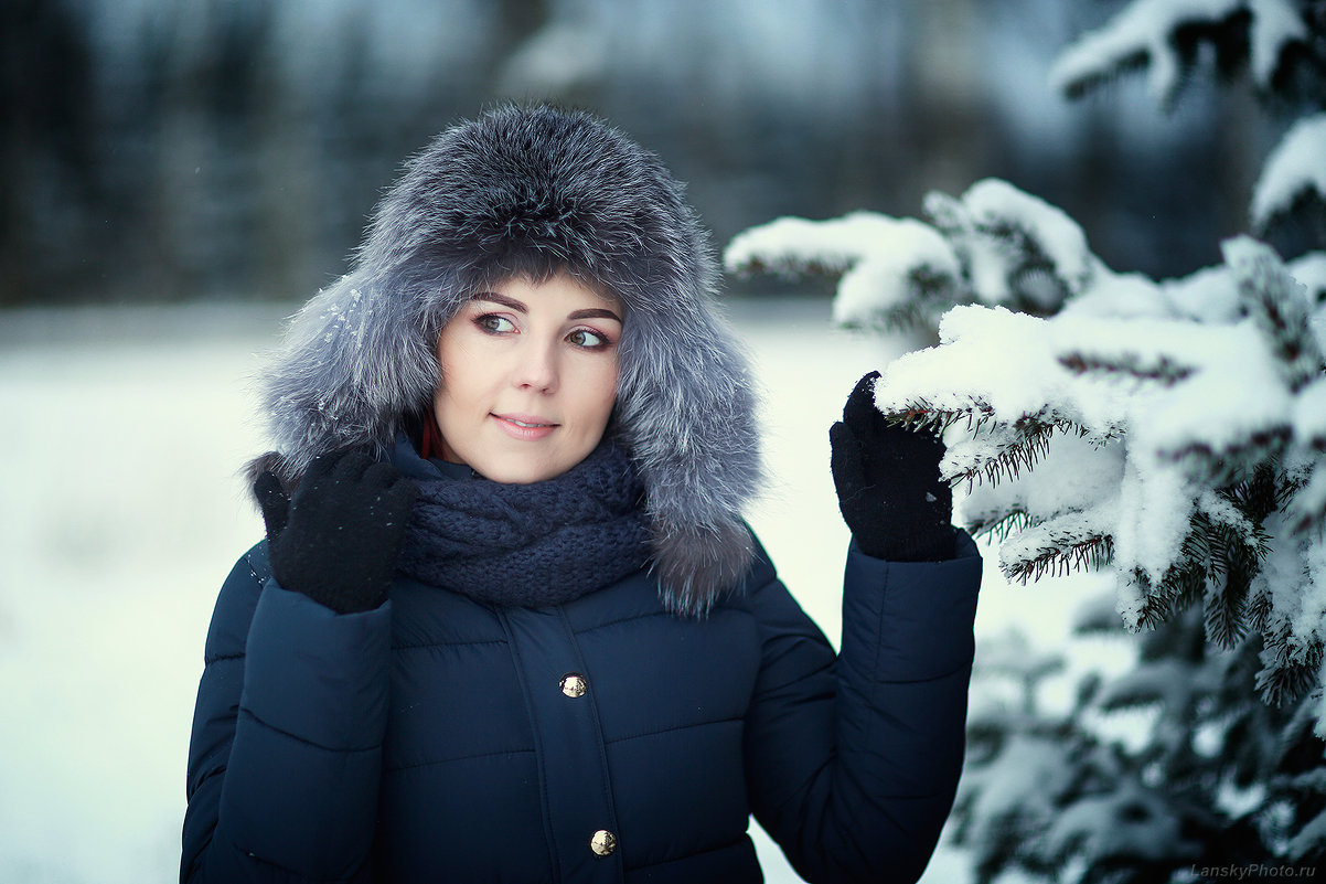 Анюта, зимний портрет - Alex Lipchansky