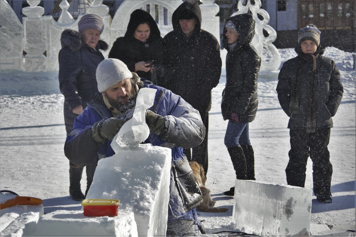 Международный конкурс ледовых скульптур в г. Хабаровске - Николай Сапегин