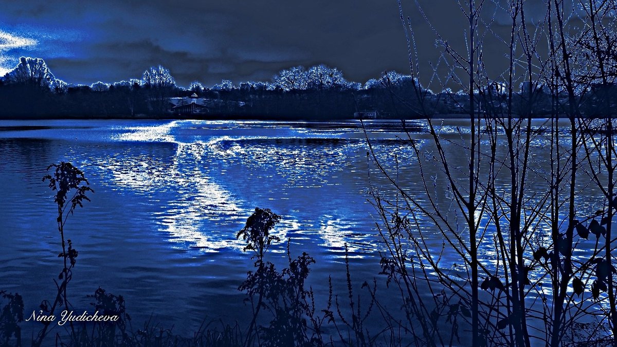 Зимнее озеро - Nina Yudicheva