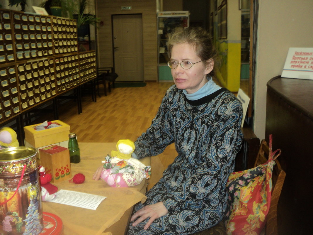 Екатерина Дмитриевна смастерила себе куколку оберег, которая поспособствует удаче отыскать свою нишу - Ольга Кривых