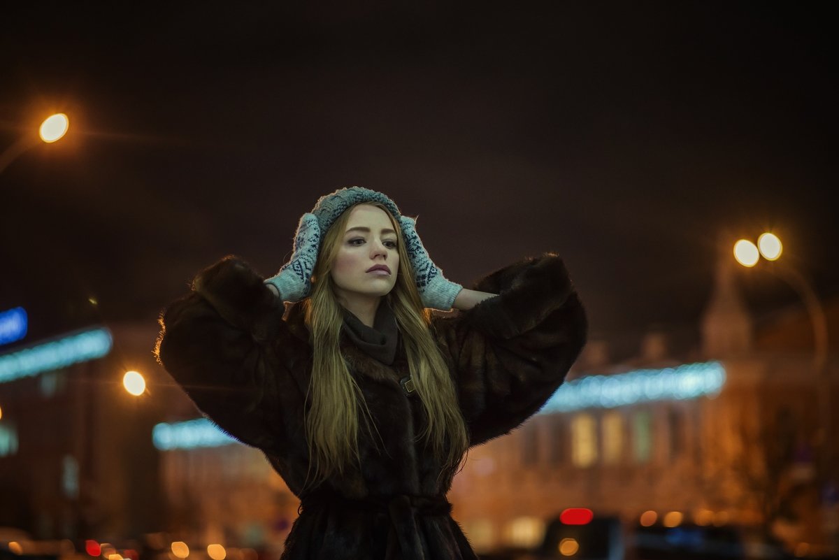 Портрет на фоне ночного города - Женя Рыжов