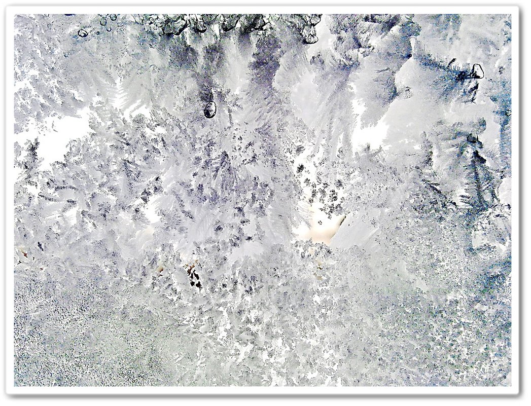 Снежные фантазии зимнего окна - Любовь Чунарёва