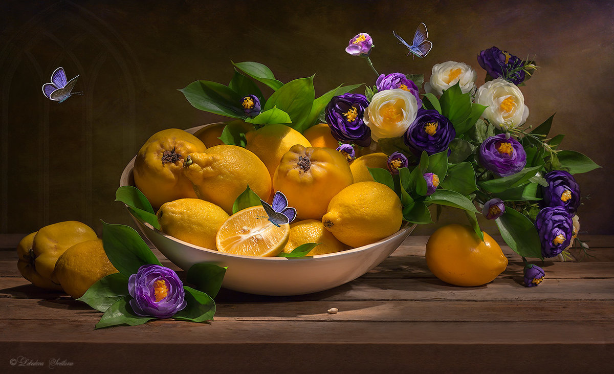 С лимонами и цветами - Светлана Л.