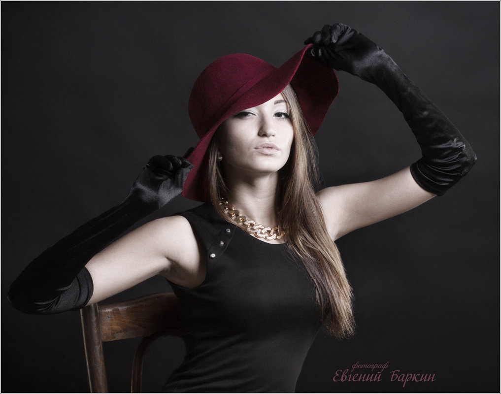 Дама в красной шляпе - Евгений Баркин