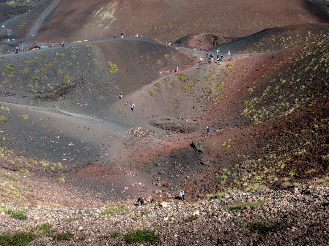 Старые кратеры на склонах вулкана Этна - Witalij Loewin