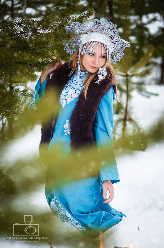 Photosession - Winter Прекрасная снегурочка Елена   Фотограф - Екатерина Бражнова Стиль/Декор - Екат - Екатерина Бражнова