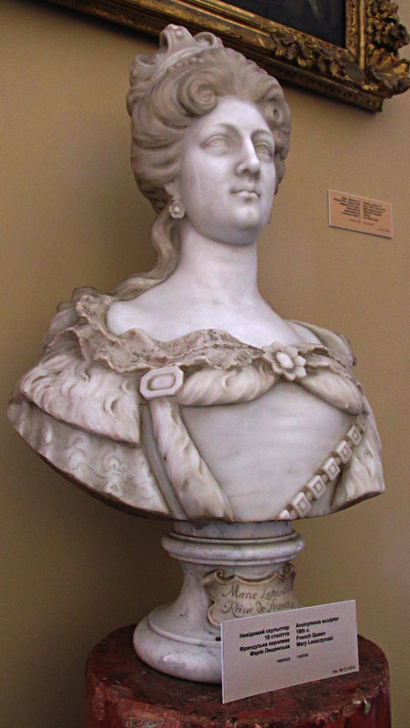 Не известный скульптор 18 век   Французская королева Мария Лещинская Супруга Людовика XV - НаталиЯ ***