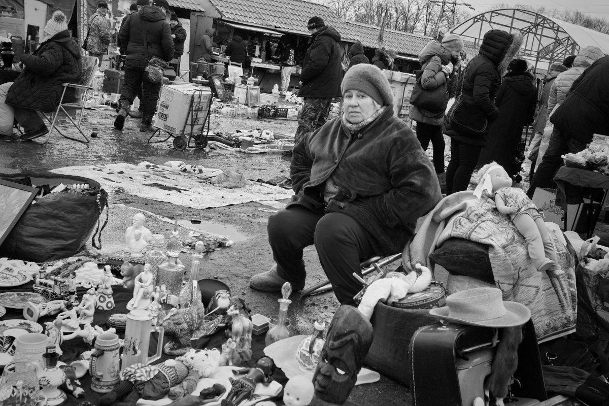 Блошиный рынок в Новоподрезково - Ирина Бруй