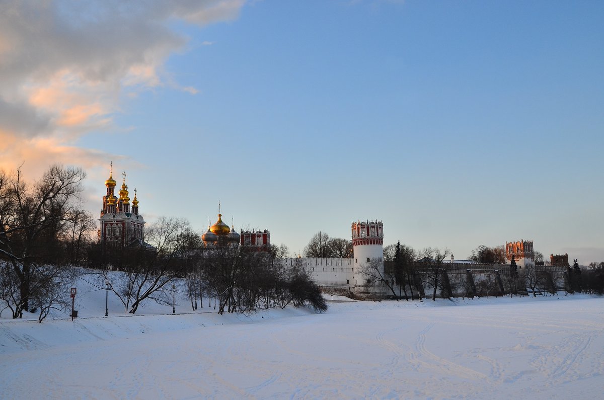 Панорамный вид на Новодевичий монастырь - Денис Змеев
