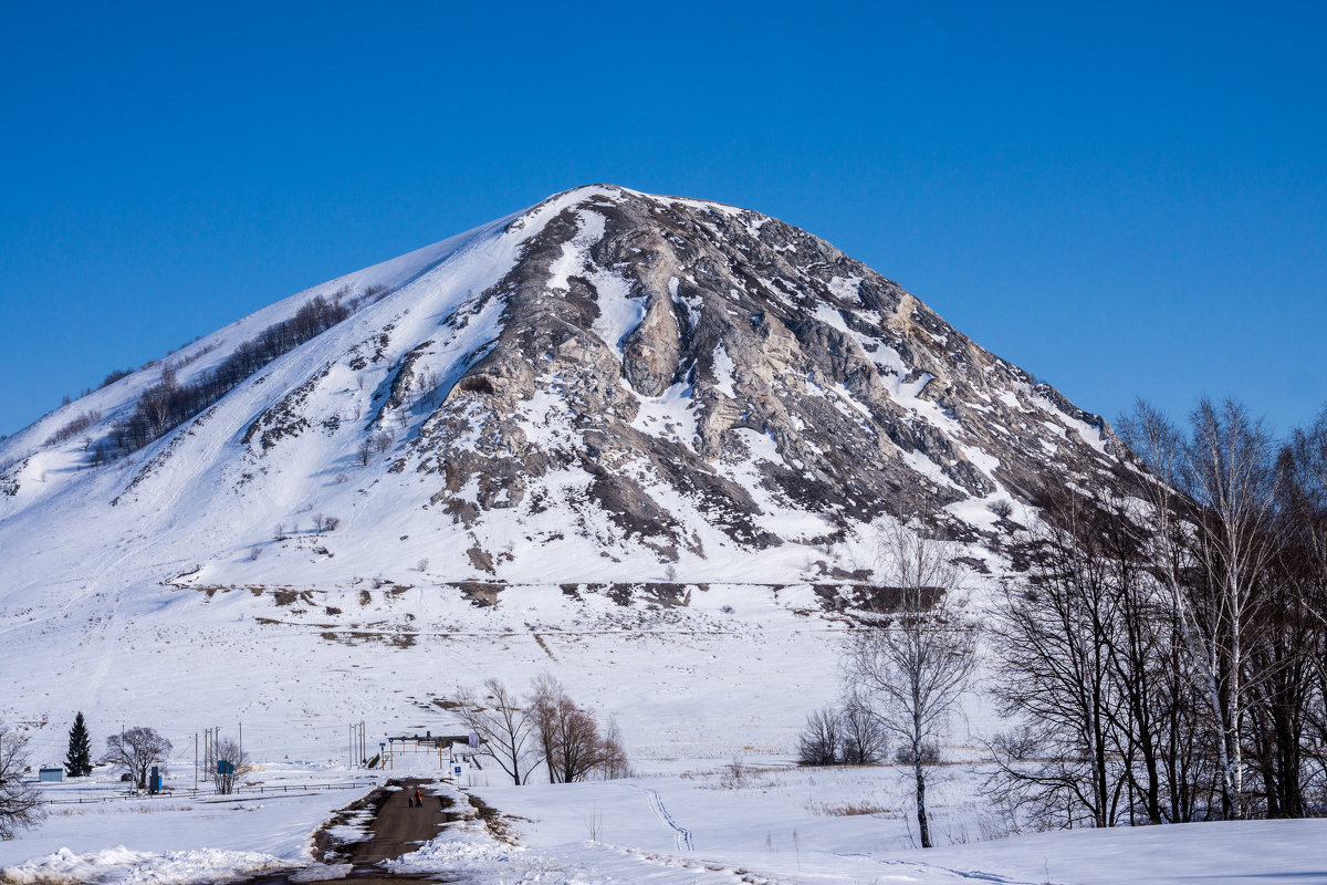 Горы Шихан Торатау в Башкирии зимой