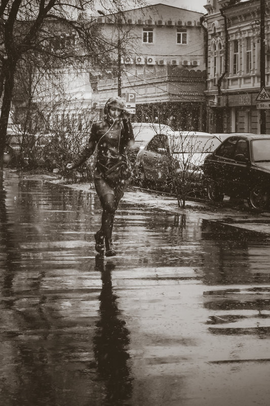 Бегущая от дождя - Сергей Шруба