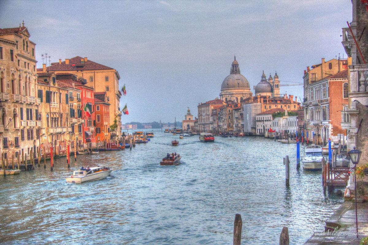 Главный канал в Венеции, Италия - Николай Милоградский