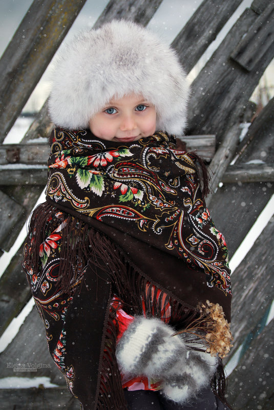 Зимой в деревне - Елена Волгина