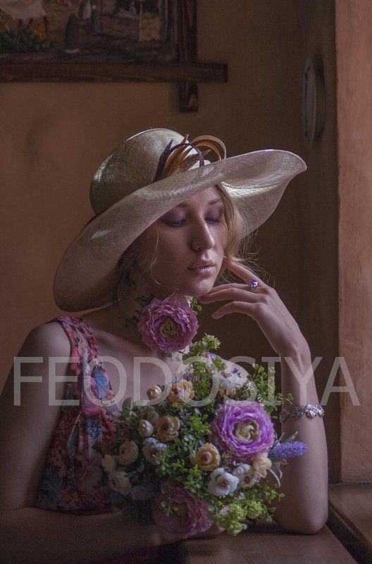 стиль бохо, невеста, девушка в шляпе - Вера Федотова