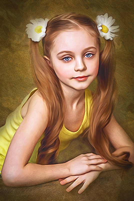 Портрет девочки - Лариса Соколова