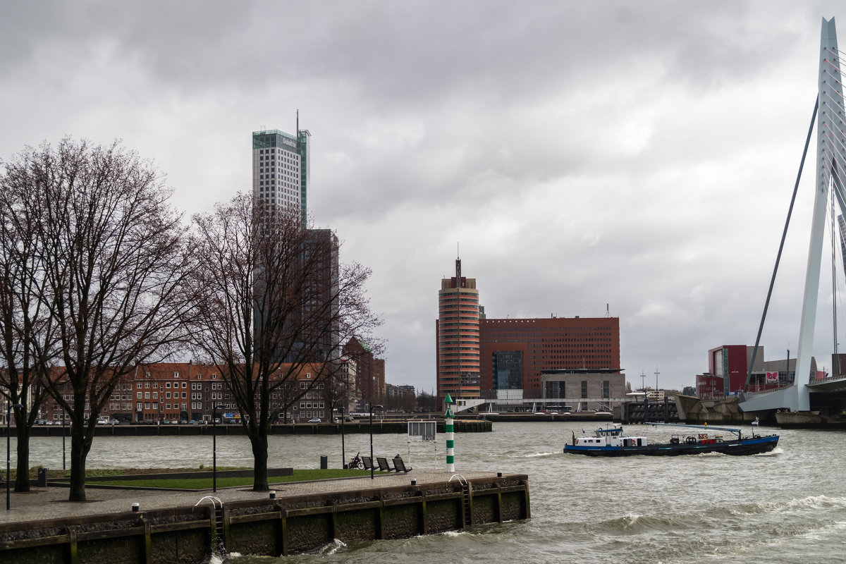Река Маас, Роттердам. - Witalij Loewin
