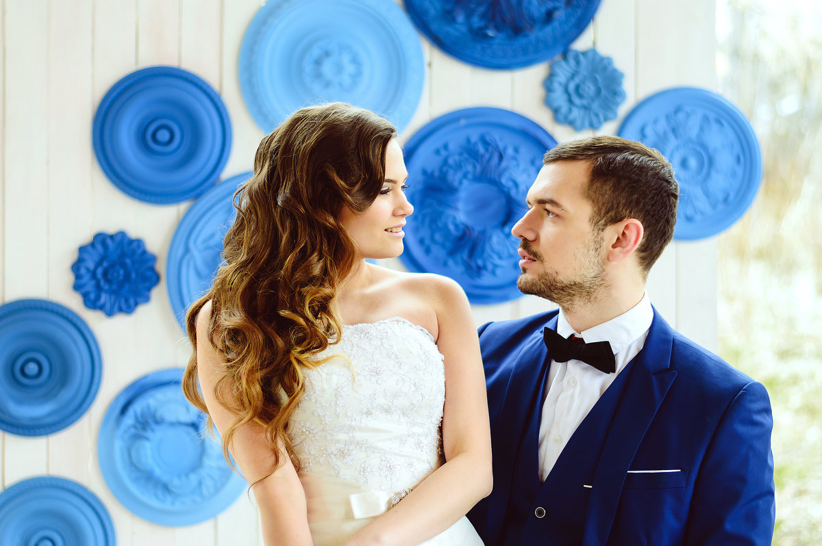 свадьба в синем - Анюта Болтенко