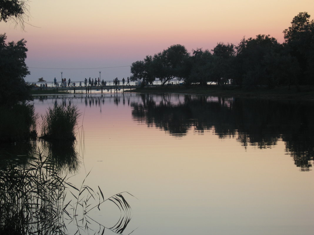 Закат на реке Анапке - Balakhnina Irina