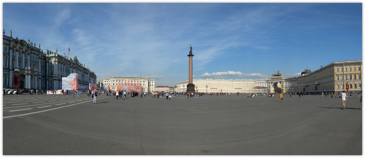 Панорама Дворцовой площади.. - tipchik 