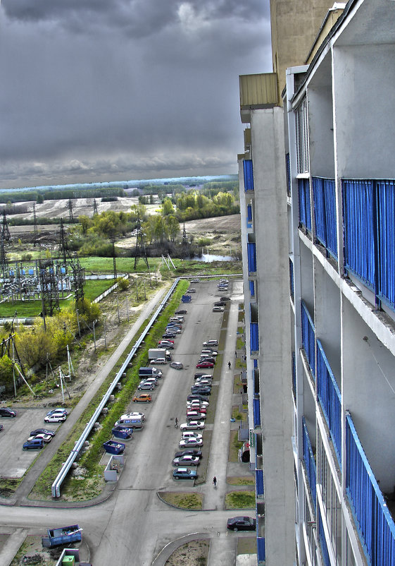 Вид с высоты 17 этажа - Елена Перминова