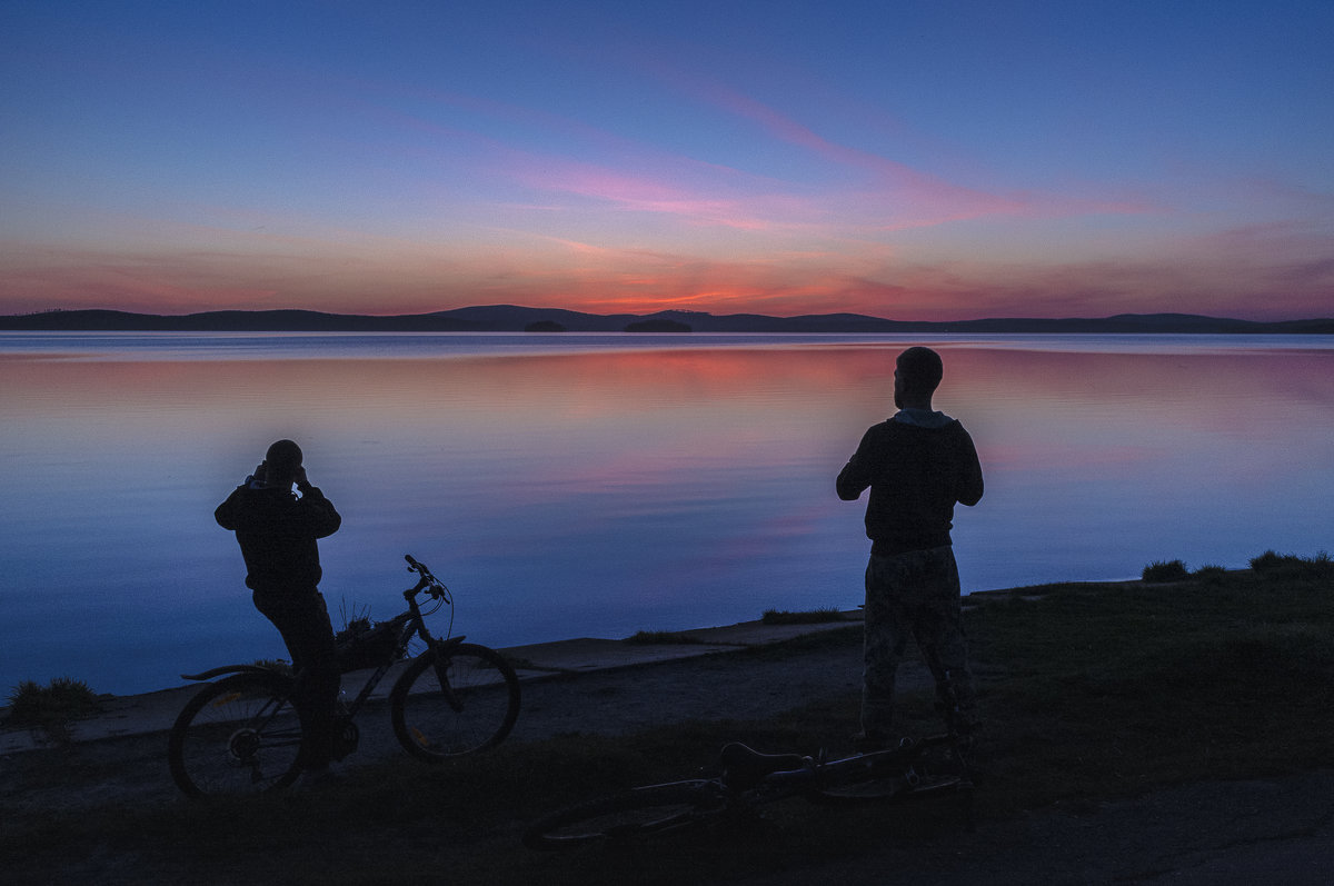 Закат над озером Исетским... - Pavel Kravchenko