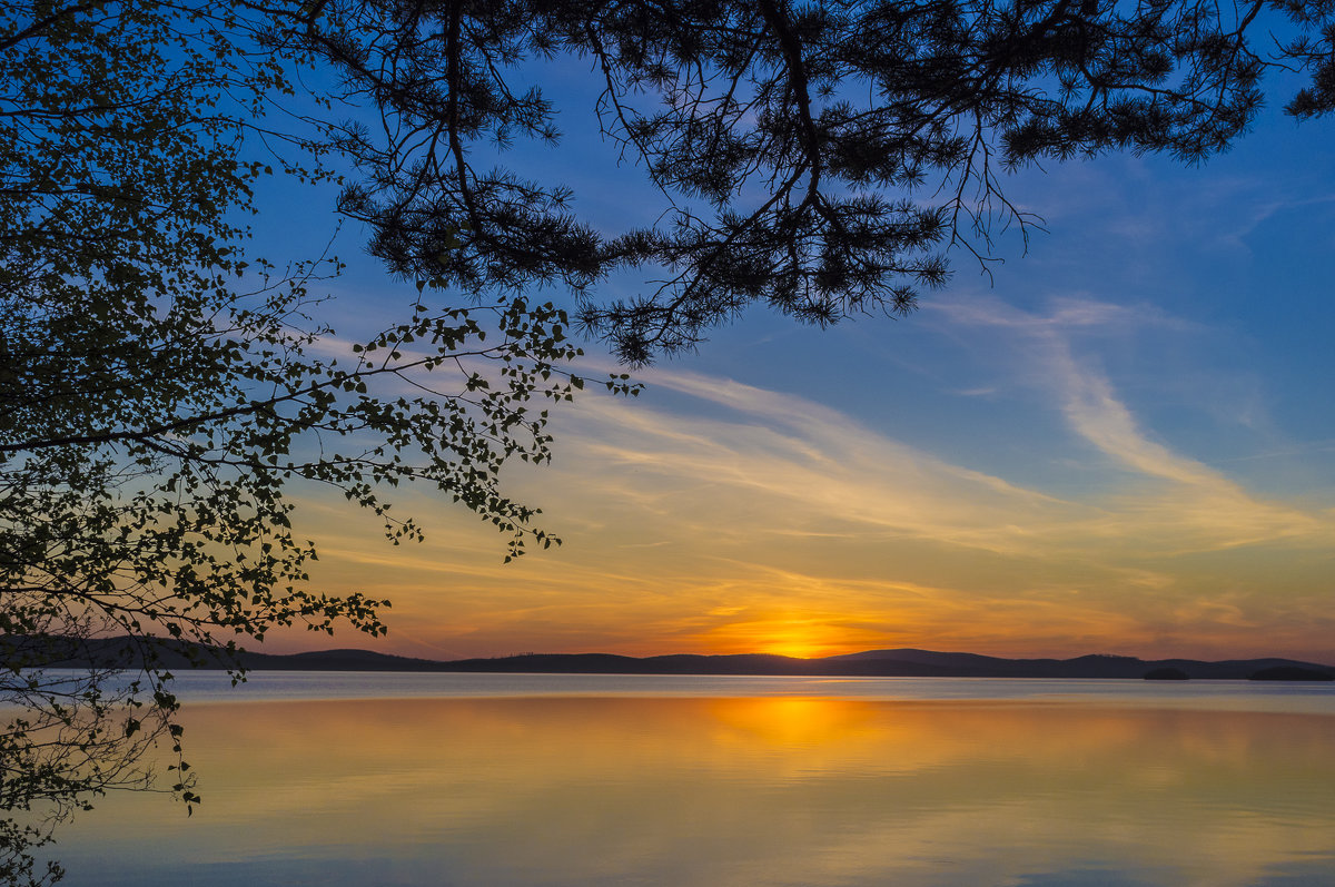 Закат над озером Исетским... - Pavel Kravchenko