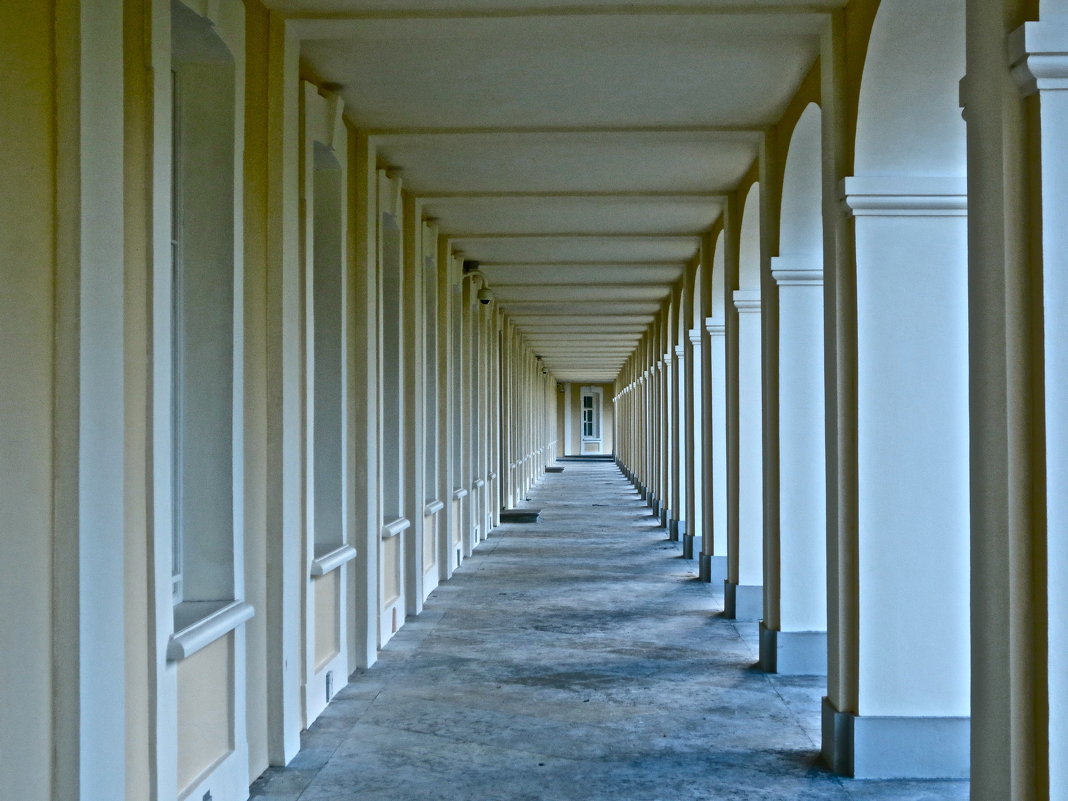 геометрия колоннады,в Ораниенбауме - Елена 