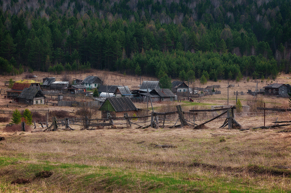 сибирь,деревня - зоя полянская 