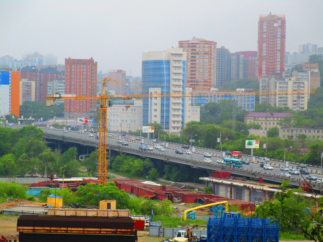 Владивосток в туманной дымке. - Татьяна Тумина