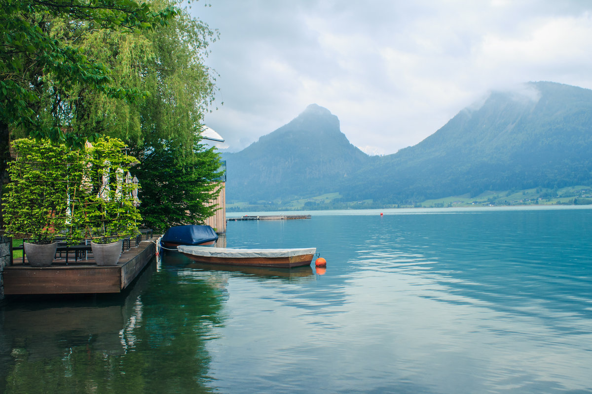 Озеро Фольфгангзе в горах Австрии - Алена Зингер