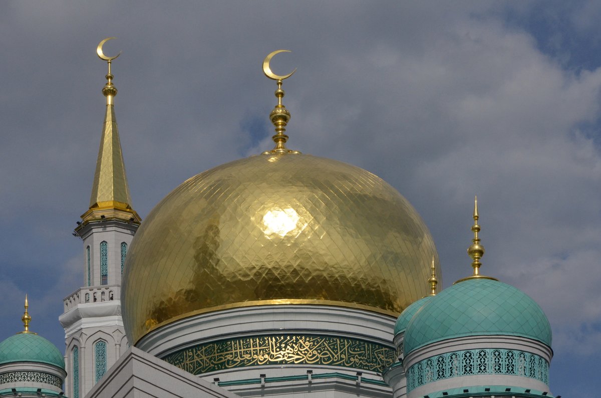 Купола московской соборной мечети. - Oleg4618 Шутченко