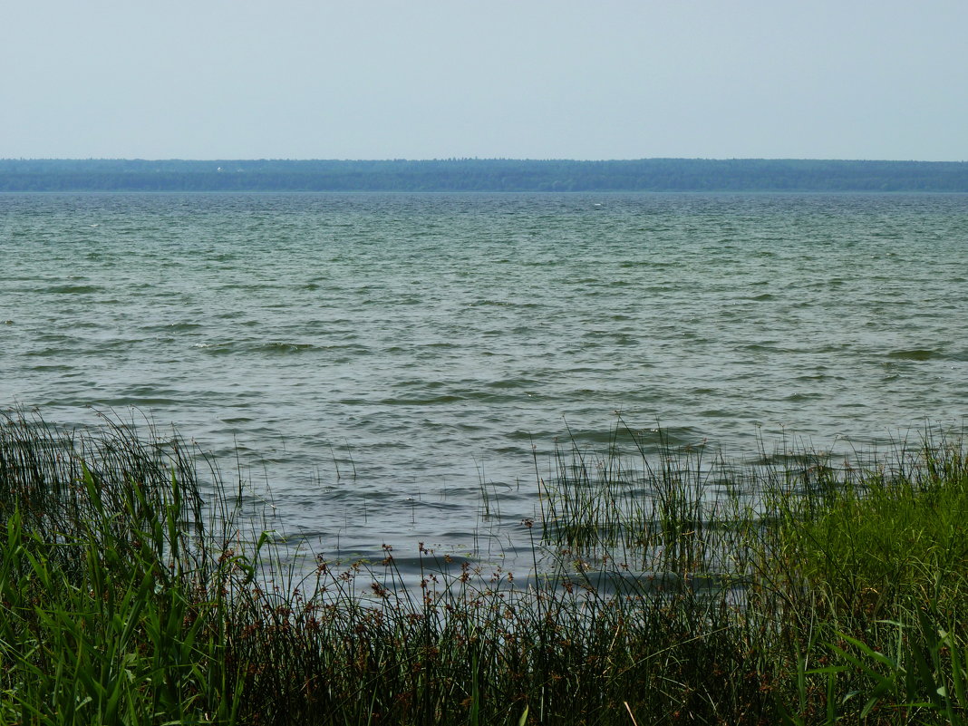 Блеск зеркальный озера Плещеева так и манит голубой волной. - Galina Leskova