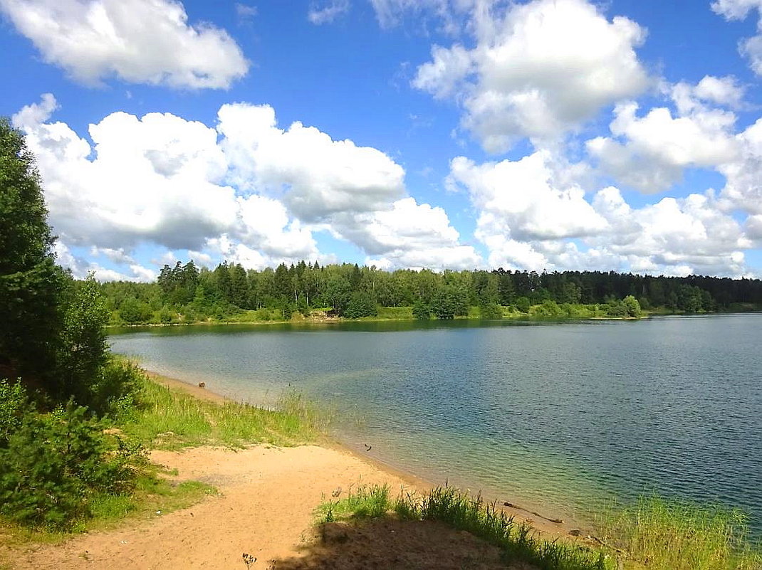 Рукотворное озеро, берег левый - Маргарита Батырева