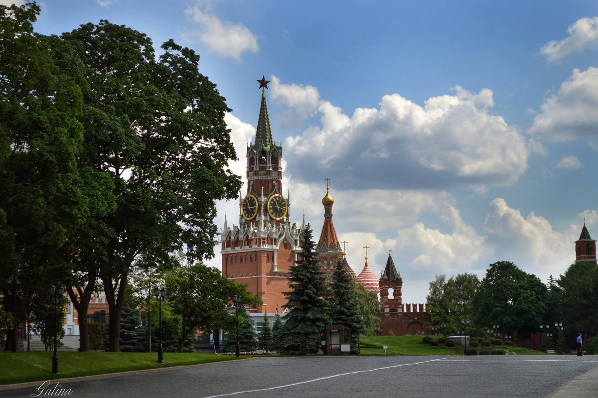 Спасская башня Московского Кремля - Галина Galyazlatotsvet