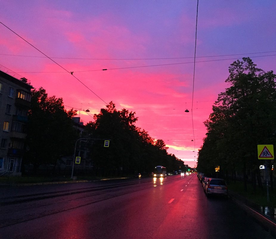 Закат в Санкт петербурге - Artem Lapshin
