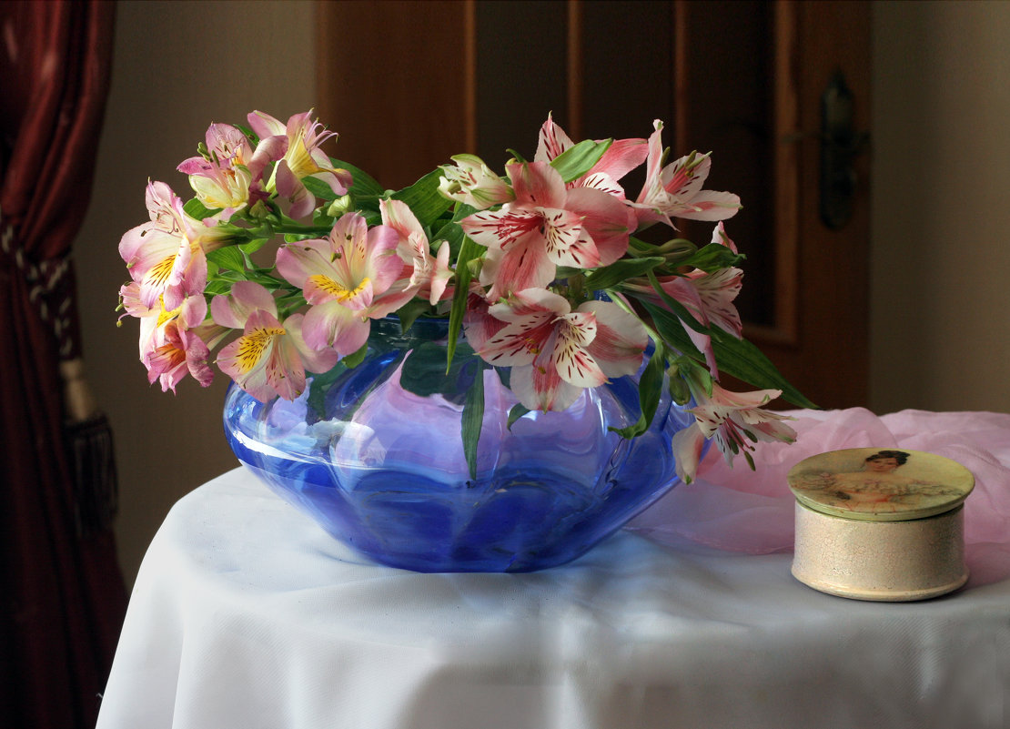 Этюд с синей вазой - lady-viola2014 -
