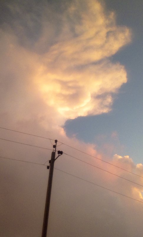 Закатное небо (фотография сделана моим отцом) - Николай Филоненко 